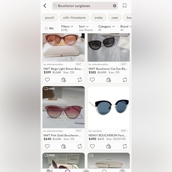 🏆Boucheron BC0081S, 002‼️Size 53-21-145, made in France 🇫🇷 100% Authentic - Picture 6 of 16